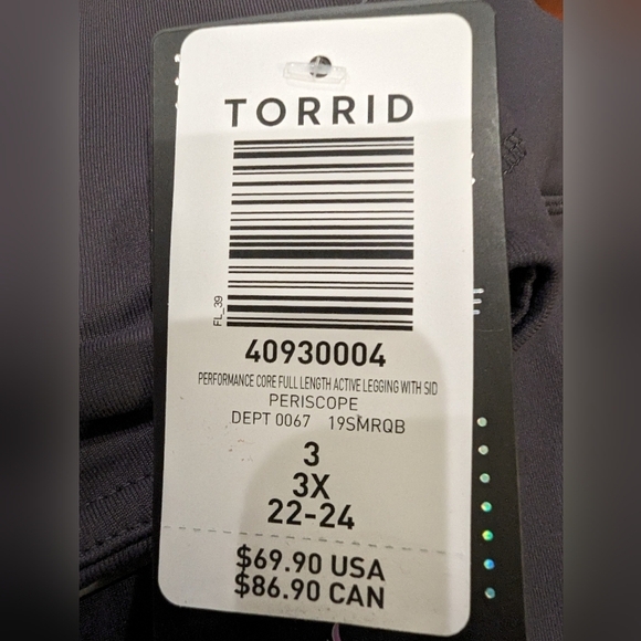 Torrid Performance Core Full Length Active pant  2x - Picture 7 of 11